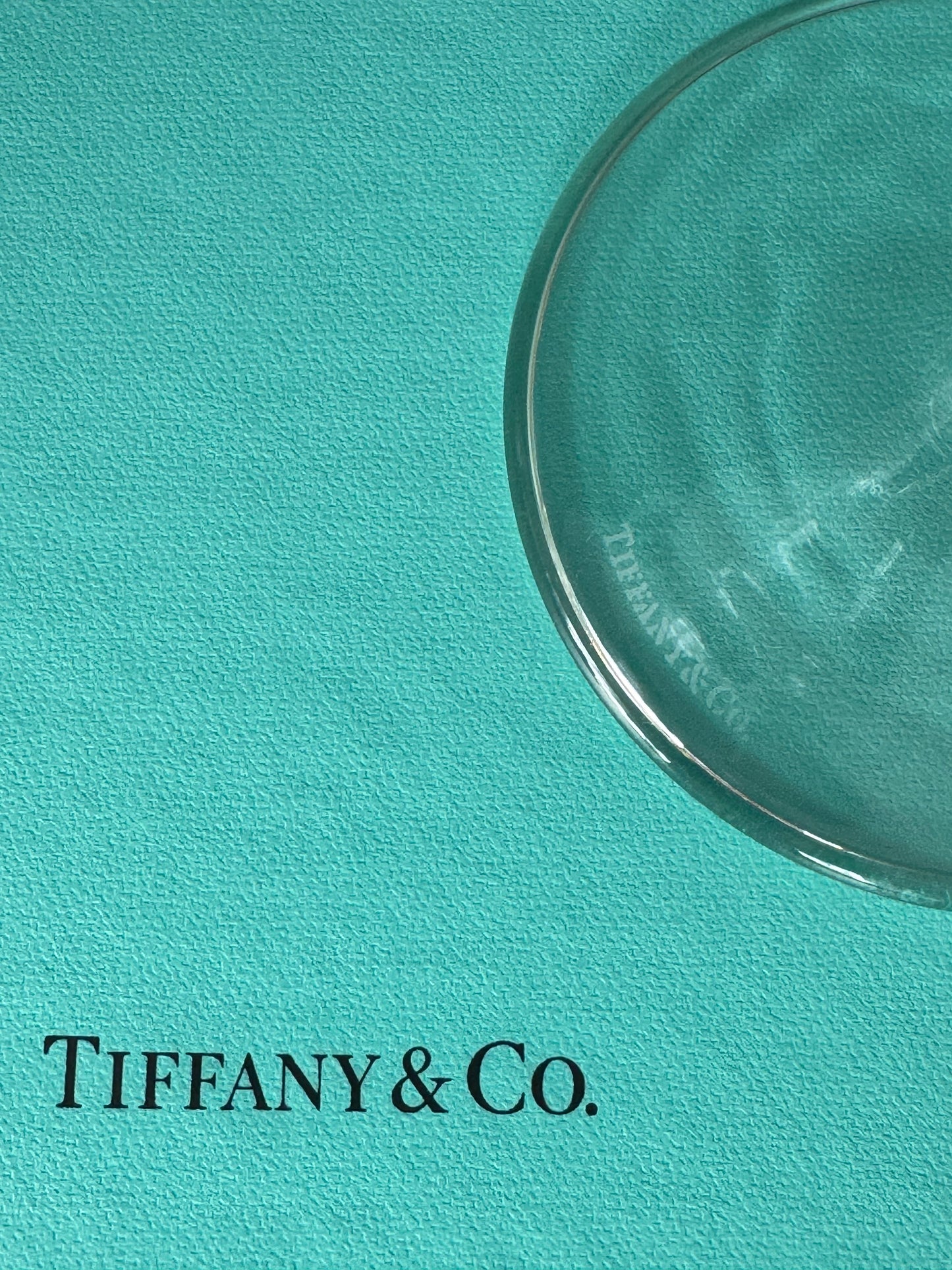 Tiffany Wine Crystal Glasses, Set of Two